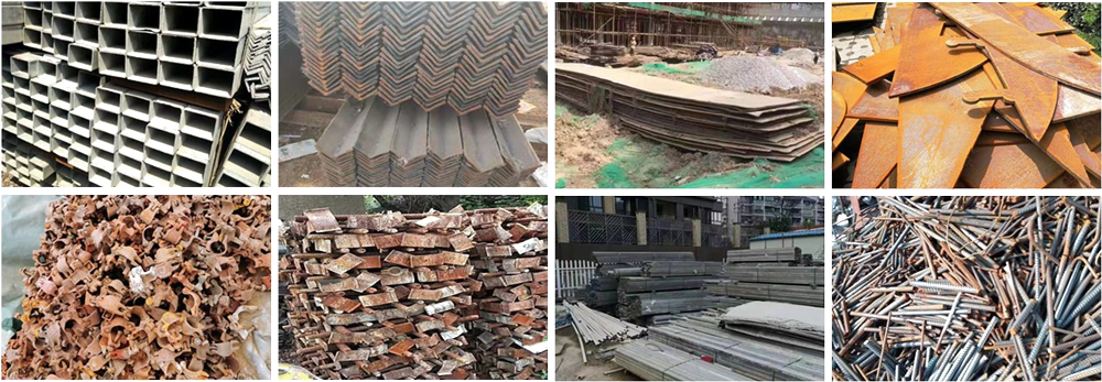 <a href='http://www.ji-guang.cn/1/20.html' target='_blank'><span>廢鋼撕碎機</span></a>適用物料類型